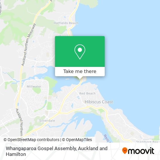 Whangaparoa Gospel Assembly map