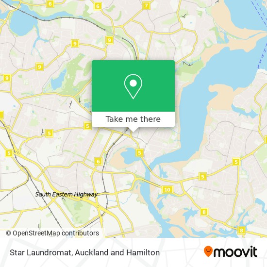 Star Laundromat map