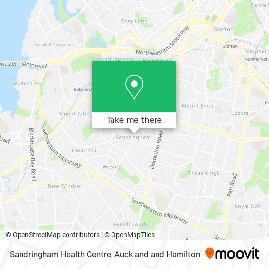 Sandringham Health Centre map
