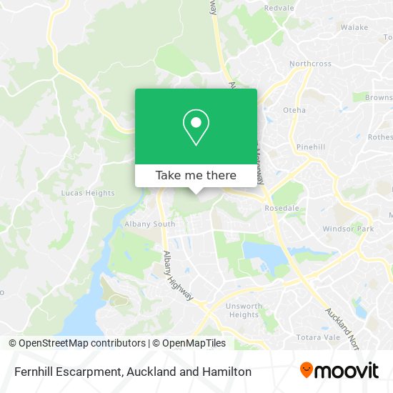 Fernhill Escarpment map