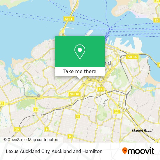 Lexus Auckland City map