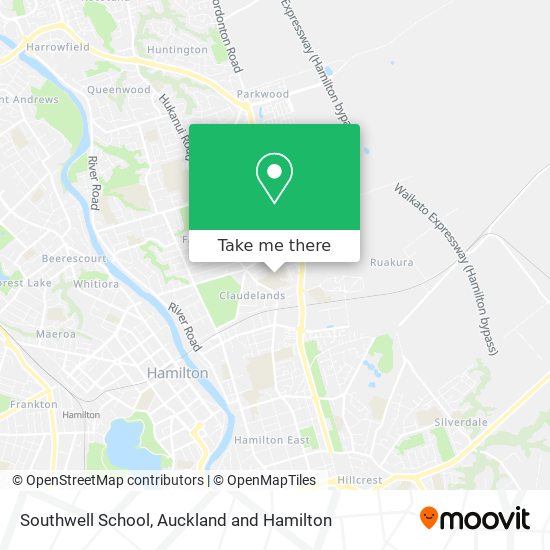 Southwell School map