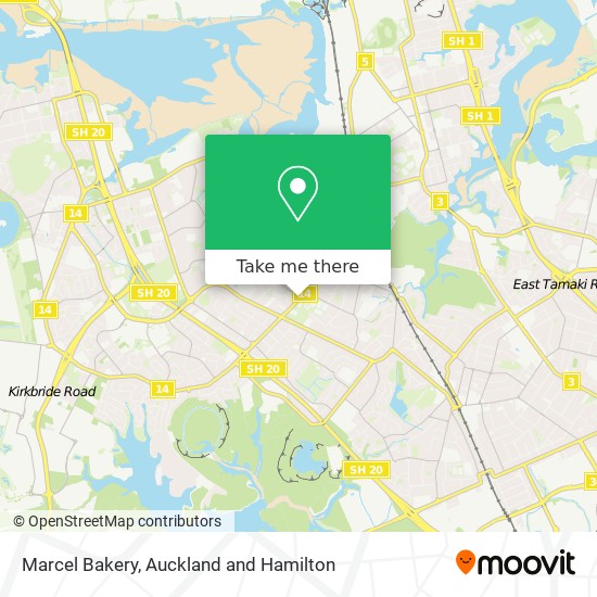 Marcel Bakery地图