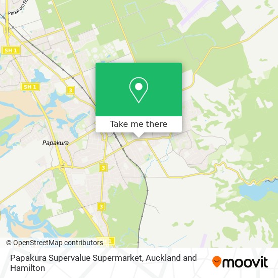 Papakura Supervalue Supermarket地图