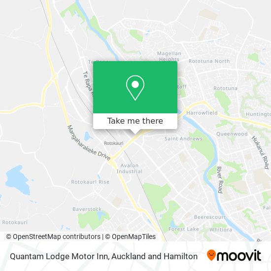 Quantam Lodge Motor Inn map