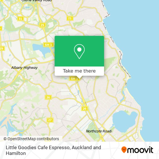 Little Goodies Cafe Espresso map