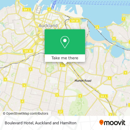 Boulevard Hotel map