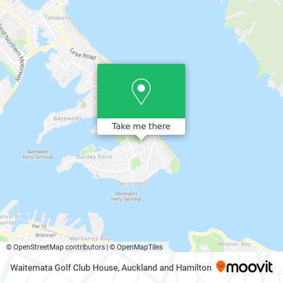 Waitemata Golf Club House地图