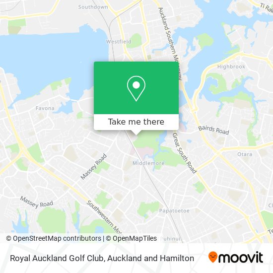 Royal Auckland Golf Club地图