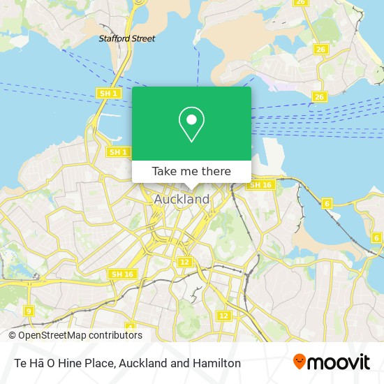 Te Hā O Hine Place map