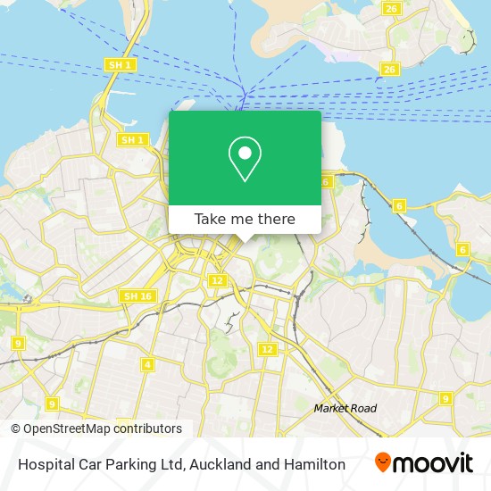 Hospital Car Parking Ltd map