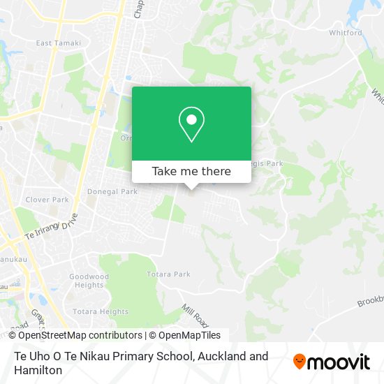 Te Uho O Te Nikau Primary School map
