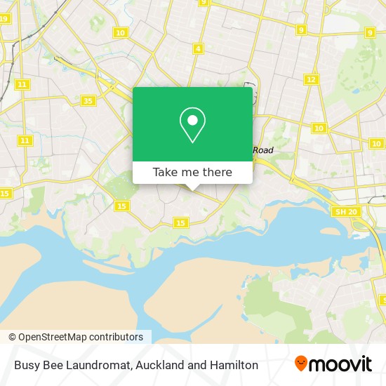 Busy Bee Laundromat map