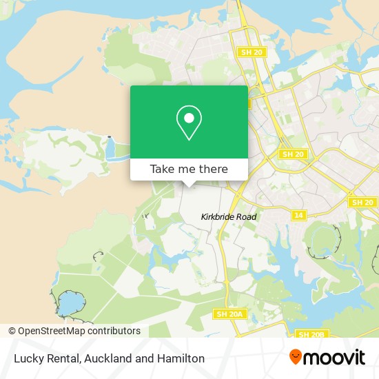 Lucky Rental map