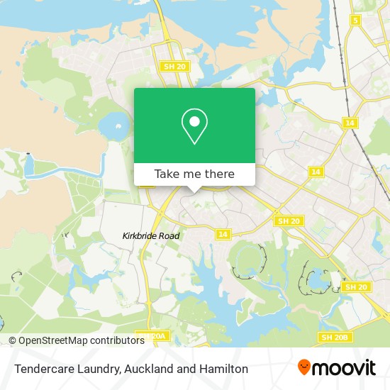 Tendercare Laundry map