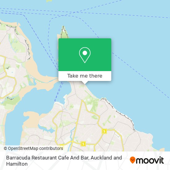 Barracuda Restaurant Cafe And Bar map