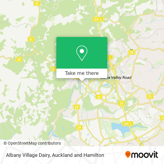 Albany Village Dairy map