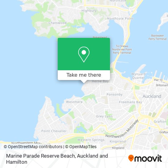 Marine Parade Reserve Beach map