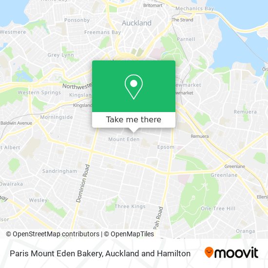 Paris Mount Eden Bakery地图