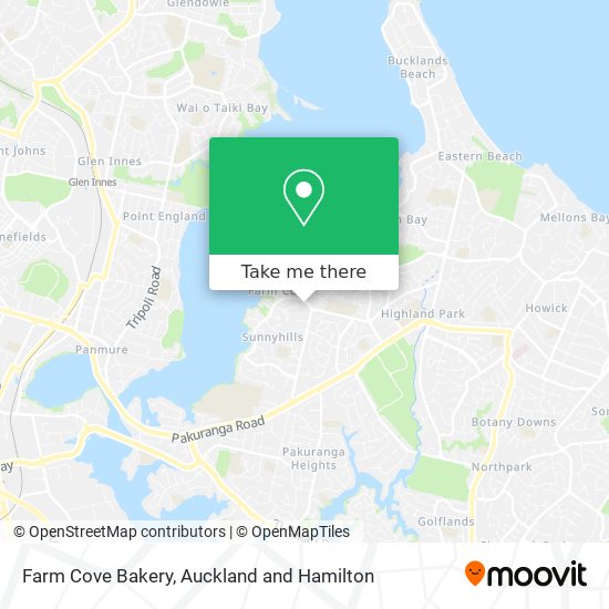 Farm Cove Bakery map