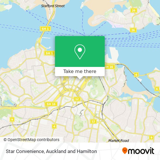 Star Convenience map