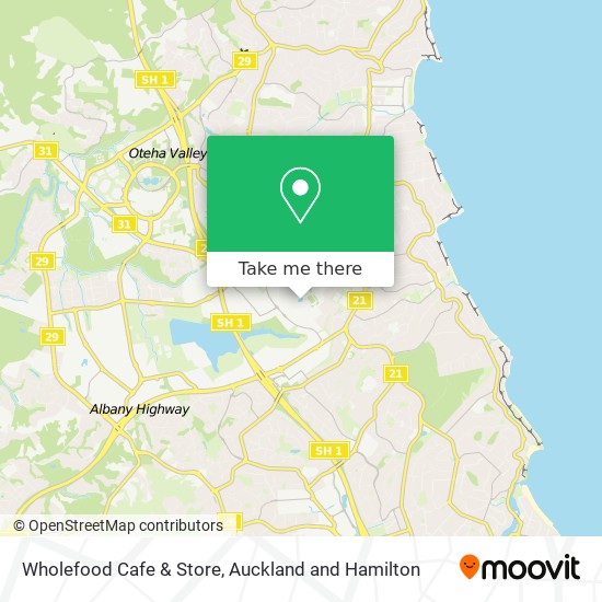 Wholefood Cafe & Store map