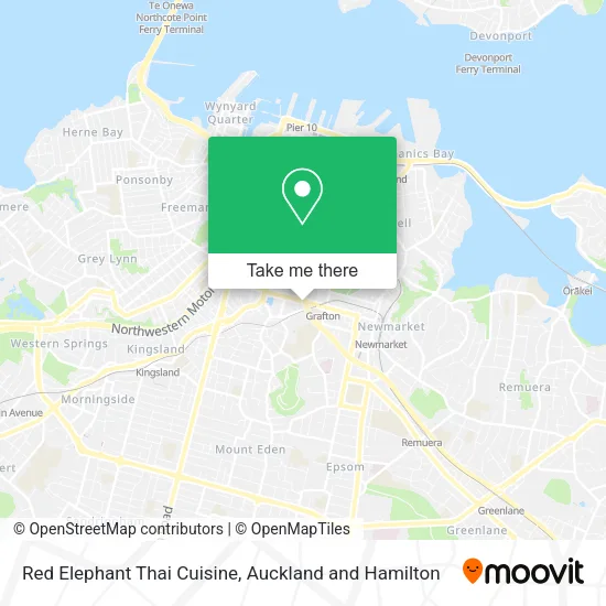 Red Elephant Thai Cuisine map