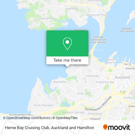 Herne Bay Cruising Club map
