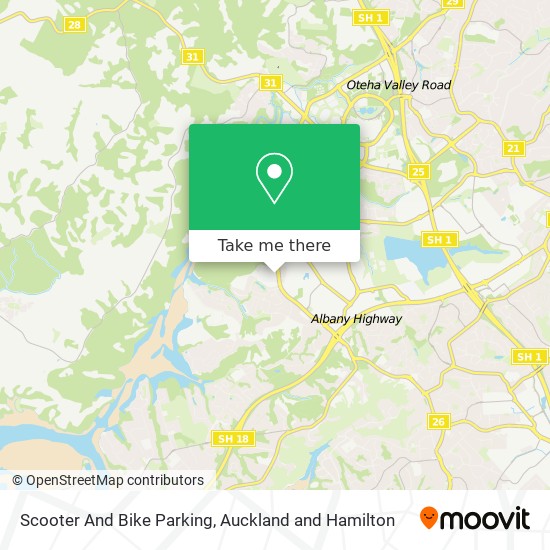 Scooter And Bike Parking map