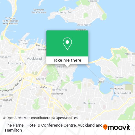 The Parnell Hotel & Conference Centre map