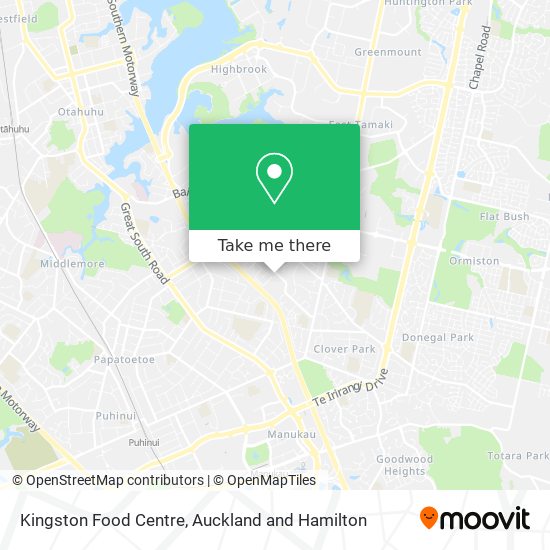 Kingston Food Centre map