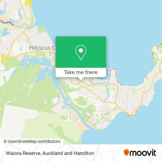 Waiora Reserve map