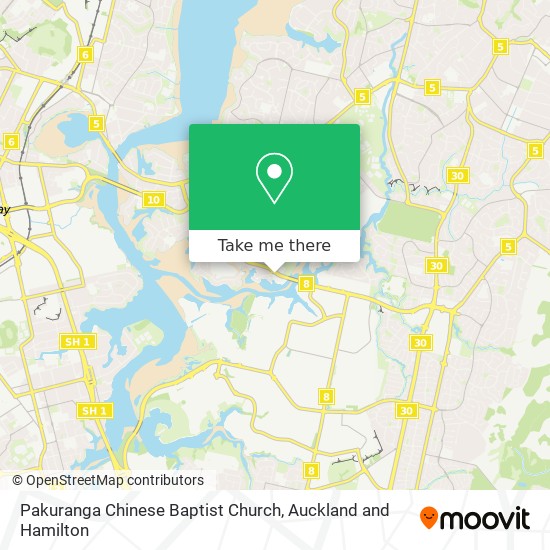 Pakuranga Chinese Baptist Church map