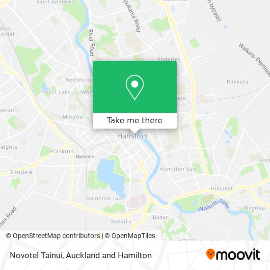 Novotel Tainui map