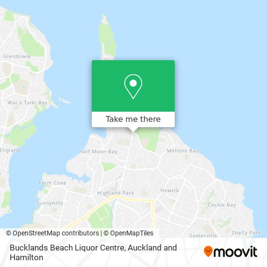 Bucklands Beach Liquor Centre map