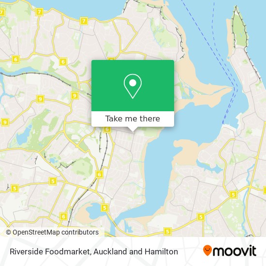 Riverside Foodmarket map