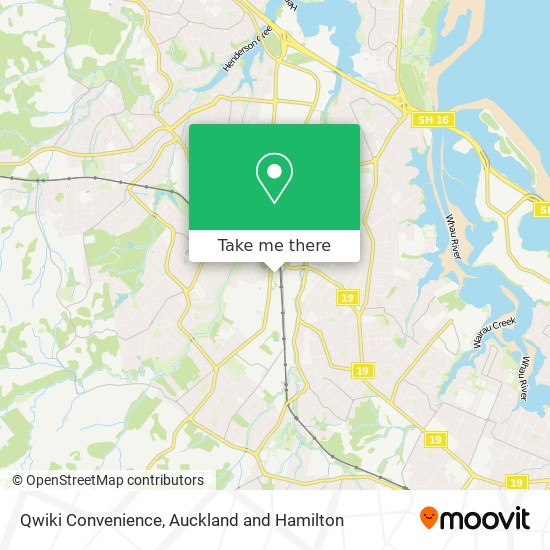 Qwiki Convenience map