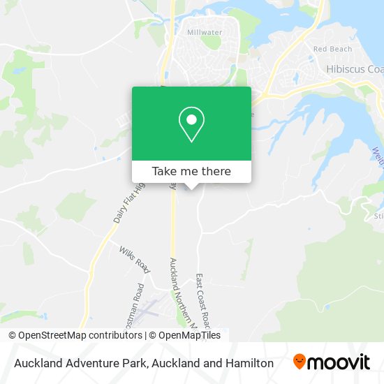 Auckland Adventure Park map