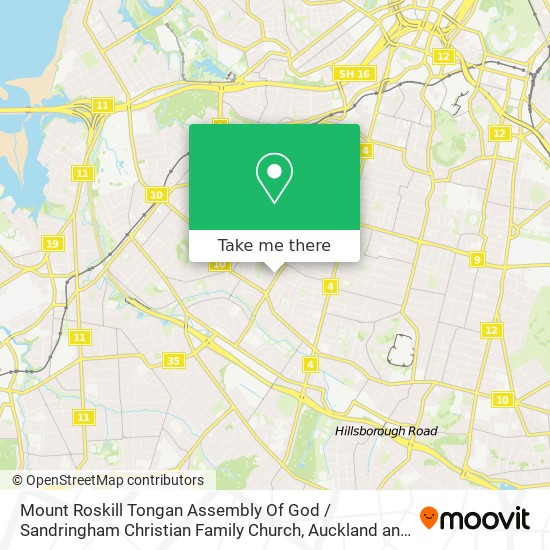 Mount Roskill Tongan Assembly Of God / Sandringham Christian Family Church map