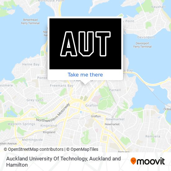 Auckland University Of Technology map