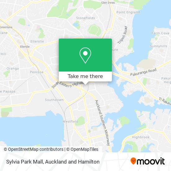 Sylvia Park Mall map