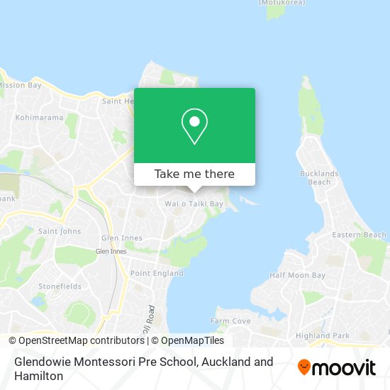 Glendowie Montessori Pre School map