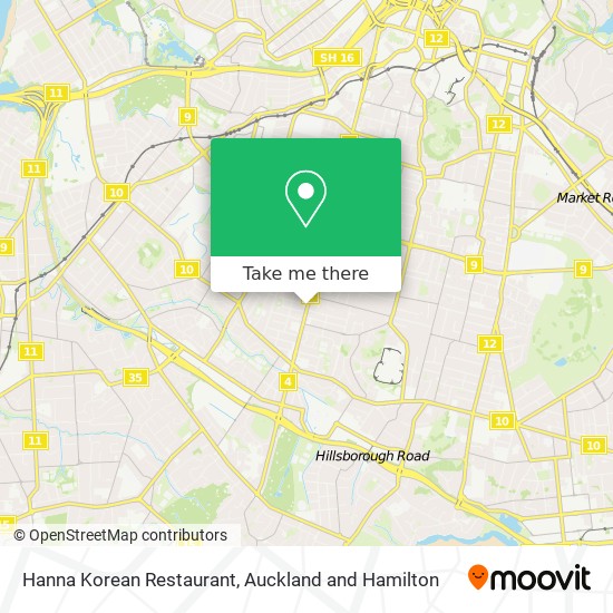 Hanna Korean Restaurant map