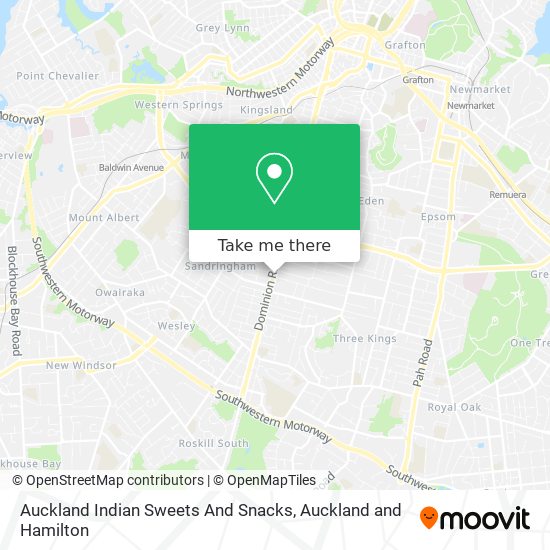 Auckland Indian Sweets And Snacks map