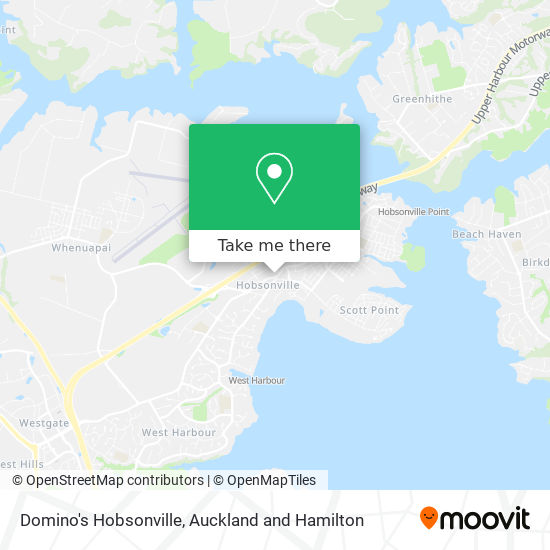 Domino's Hobsonville map