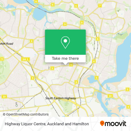 Highway Liquor Centre map