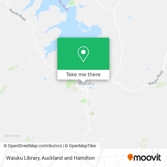 Waiuku Library map