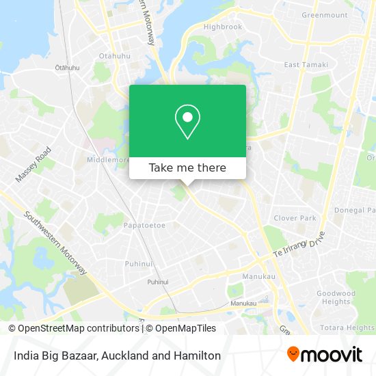 India Big Bazaar map