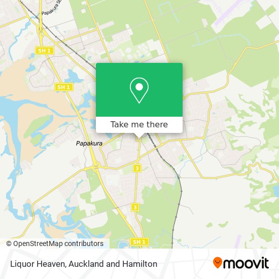 Liquor Heaven map