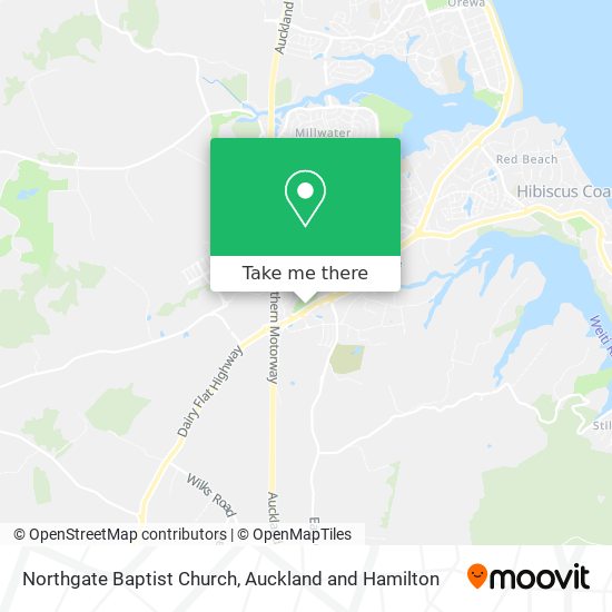 Northgate Baptist Church map